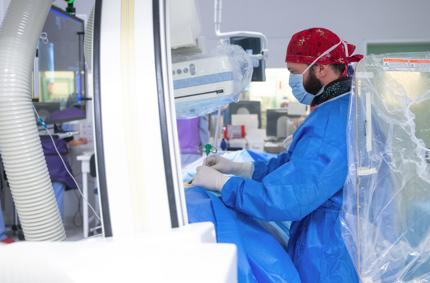 Suivi d'une opération sous radiologie interventionnelle au CHSF